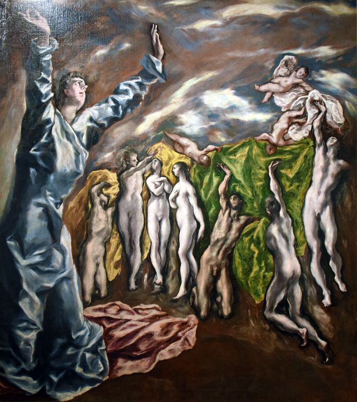 El Greco 1609-14 The Vision of Saint John 1 From New York Metropolitan Museum Of Art At New York Met Breuer Unfinished
